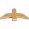 Ekena Millwork Bellingham Timber Gable Bracket, Western Red Cedar, 36"W x 18"H x 3 1/2"D x 5 1/2"F, 12/12 Pitch GBW036X18X0406BEL00SWR - alternate 4